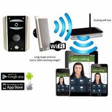 Draadloze wifi-video-Intercom met codeklavier AES WIFI-ASK