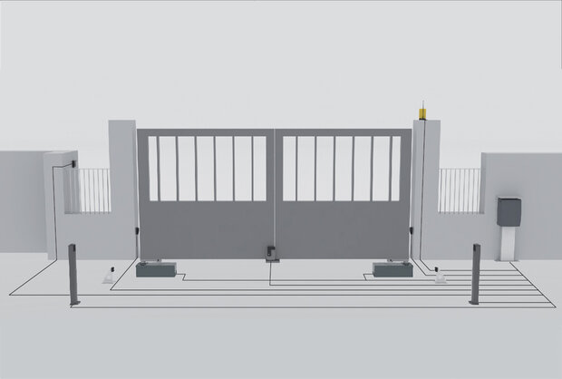 Ondergrondse poortopener SuperJack SW31000 met GSMbediening