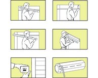 Buismotor Chamberlain RPD15 met ontvanger en handzender