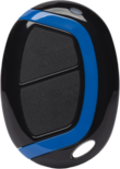 Egoway ZEN M2, universele handzender, blauw, vaste code en rollingcode