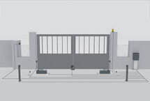 Ondergrondse poortopener SuperJack SW31000 incl. SJ A31101 hekarmen